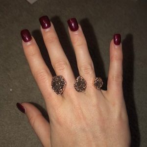 Kendra Scott Naomi Rose Gold Double Ring